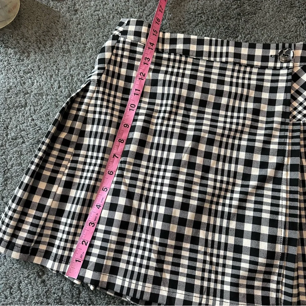 UO plaid pleated skirt
